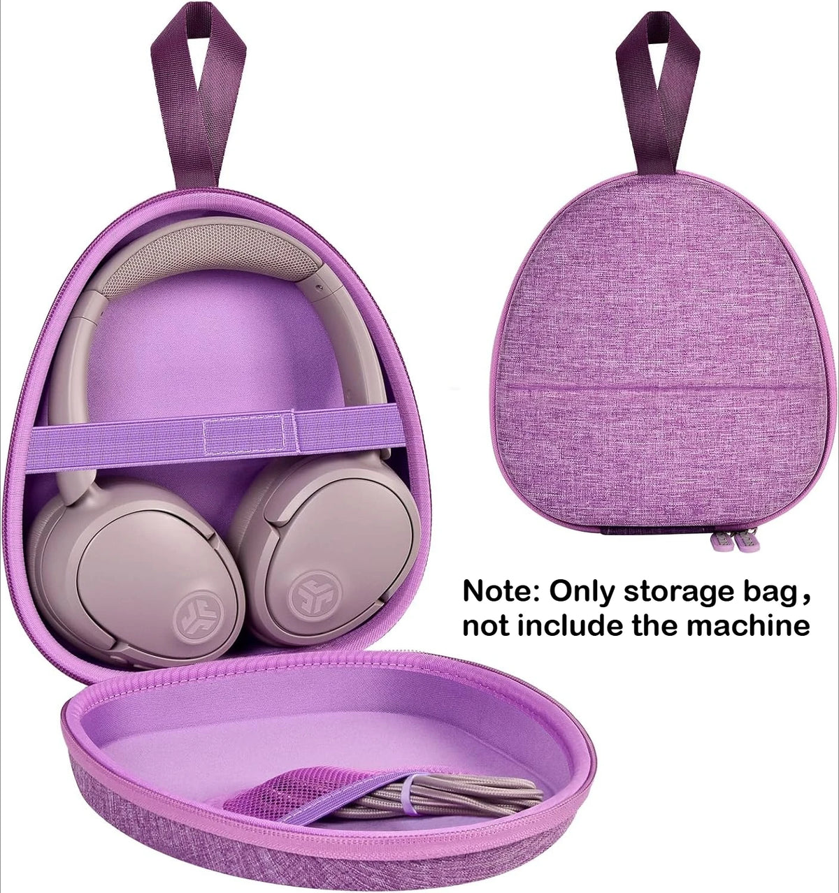 Universal Hard EVA Headphone Case – JBL, Sony, JLab & More Headphone Case Babs Purple