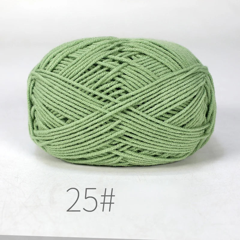 10 Balls 500g Soft Milk Cotton Yarn for Knitting & Crochet Knitting Crochet Yarn Babs 25 10pcs