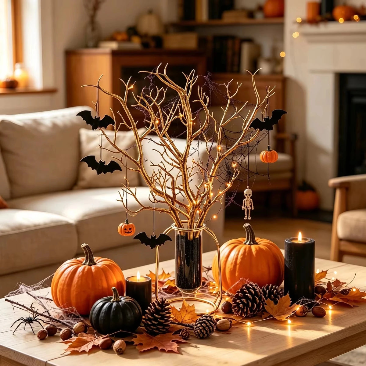 Artificial Bare Twig Branches – Fall & Halloween DIY Decor Artificial Decorative Branches Babs