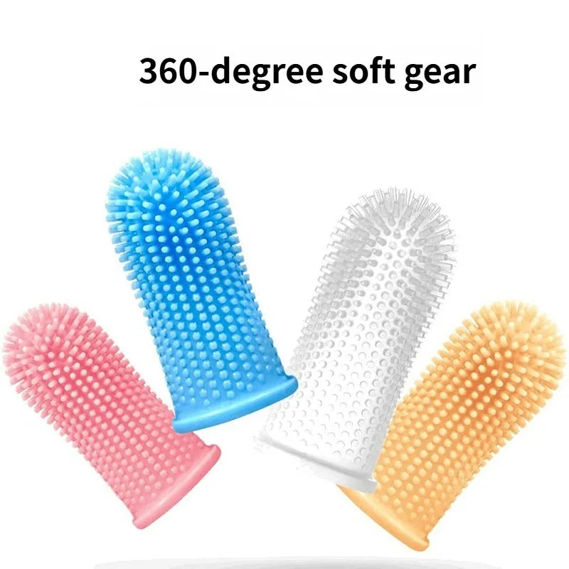 Pet Finger Toothbrush – 360° Soft Bristle Dental Care for Pets Pet Finger Toothbrush Babs