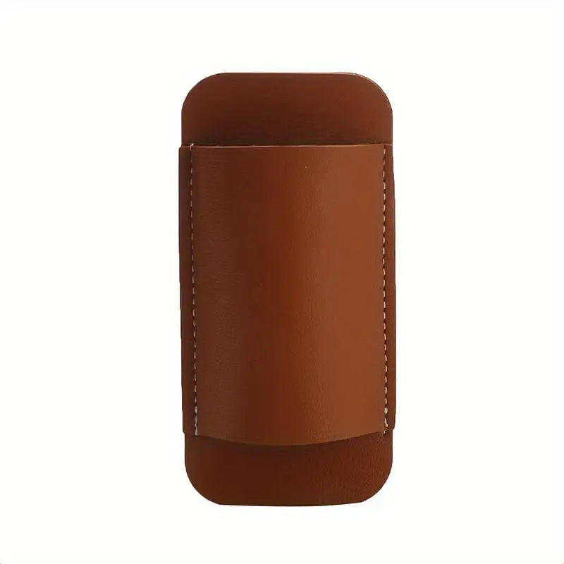 Genuine Leather EDC Knife Sheath & Flashlight Holster Leather Knife Sheath Babs Brown