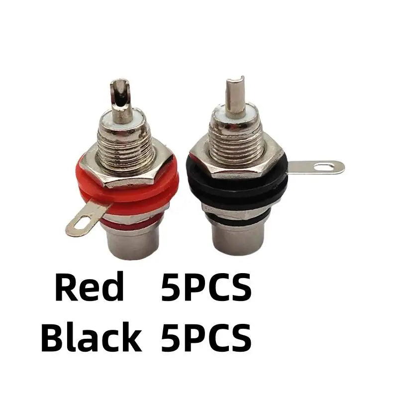 3.5mm Nickel Plated Lotus Connector Female Socket 4/10Pcs Audio Connector Babs A 10pcs