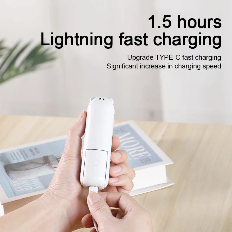 Foldable Portable Mini Fan – USB Rechargeable Handheld Fan Handheld Mini Fan Babs