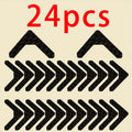 Reusable Anti-Slip Rug Grippers 12/24 Pcs – Washable Tape Rug Gripper Pads Babs 24pcs