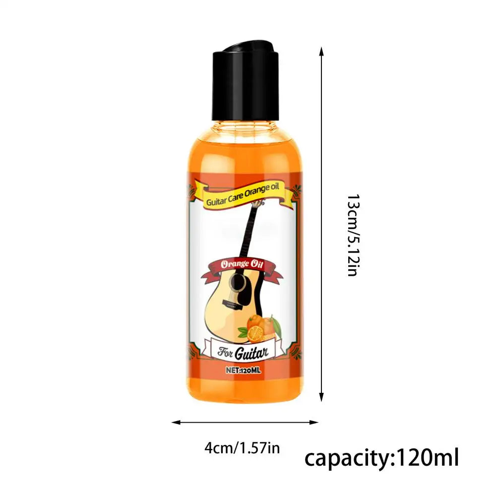 120ml Guitar Fretboard Oil Cleaning Kit with Cloth Guitar Care Kit Babs 120ml