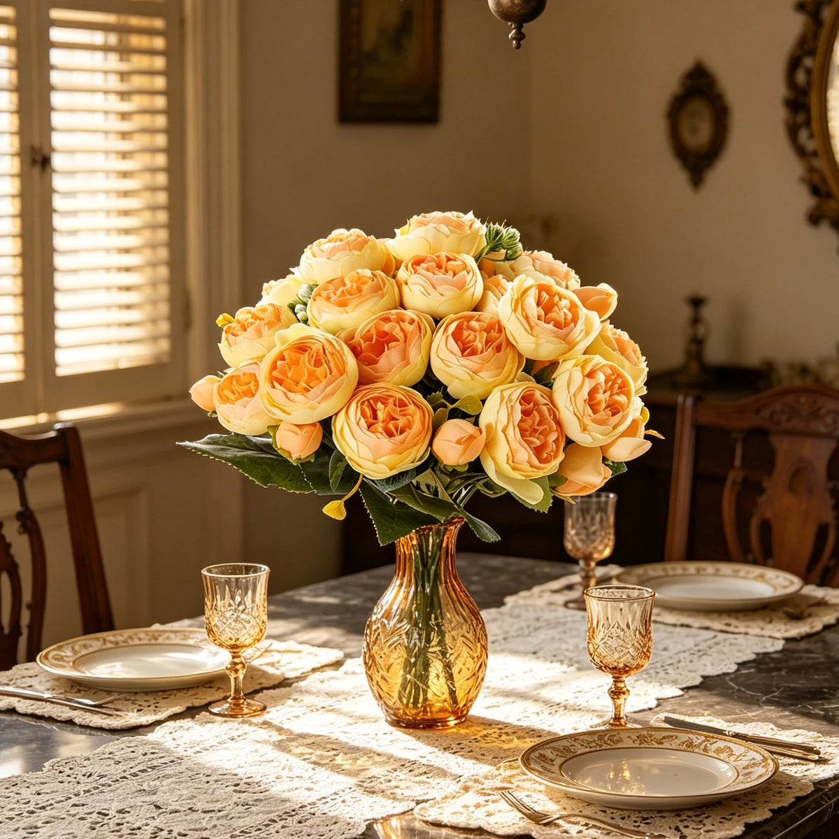 Silk Peony Bouquet – Artificial Flowers for Home & Wedding Artificial Flower Bouquet Babs