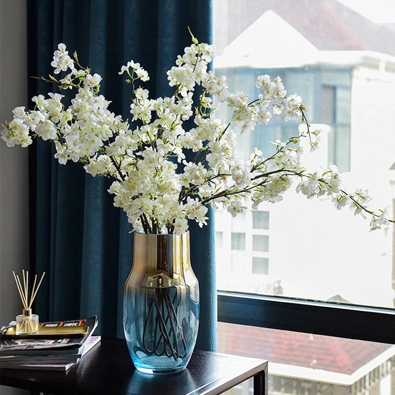 109cm Artificial Cherry Blossom Silk Branch | Sakura Decor Artificial Flower Branch Babs
