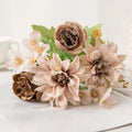 Silk Dahlia Peony Artificial Flowers – Wedding & Home Décor Artificial Flowers Babs Color 2 1 PC