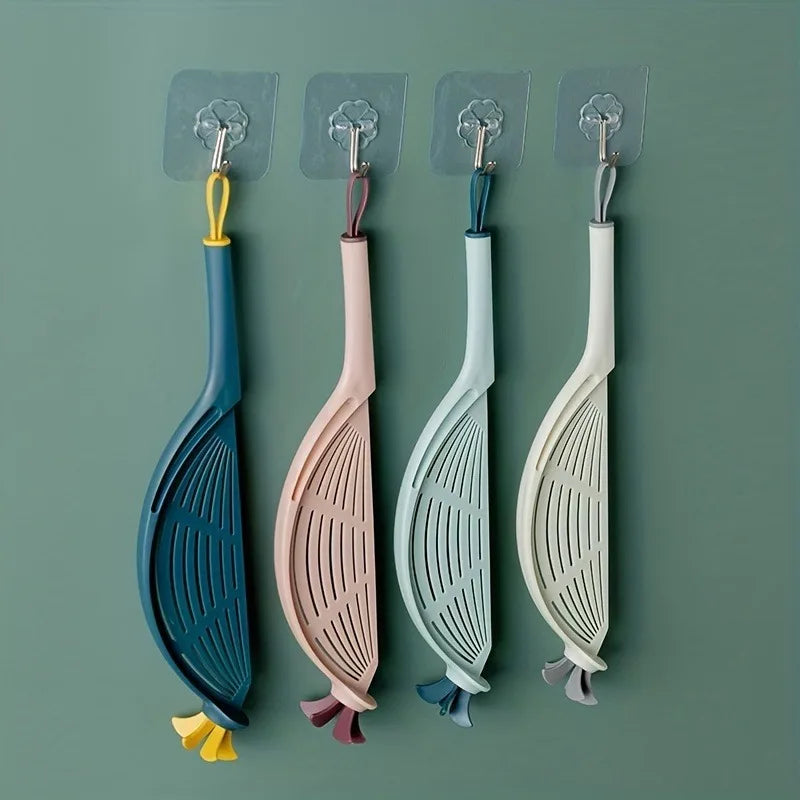 Handheld Pot Strainer with Handle – Rice, Pasta & More Kitchen Strainer Babs