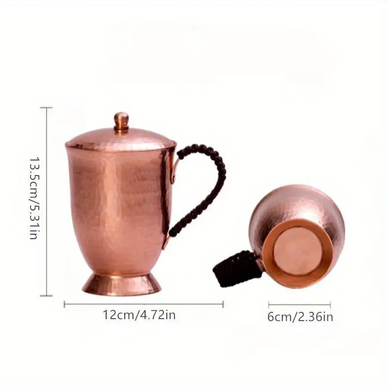 Pure Red Copper Handmade Outdoor Drinking Cup – Coffee & Wine Copper Drinking Cup Babs