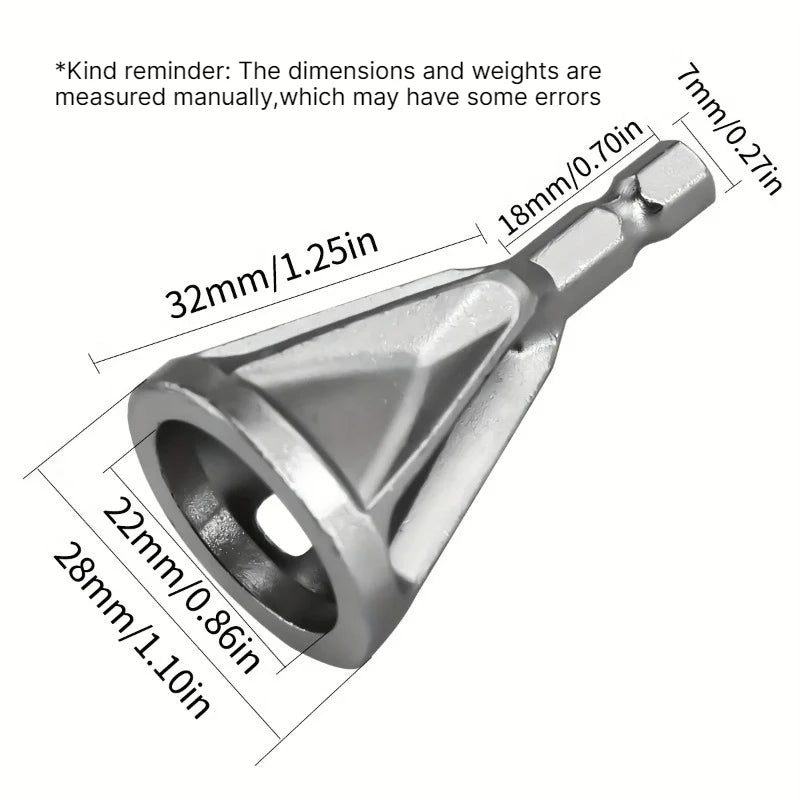 Hex Shank Bolt Chamfer Deburring Tool | Electric Reamer Deburring Reamer Tool Babs