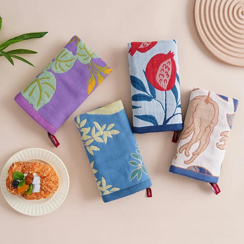 Kitchen & Bathroom Hand Towels with Loop – Quick Dry Cotton Kitchen Hand Towels Babs