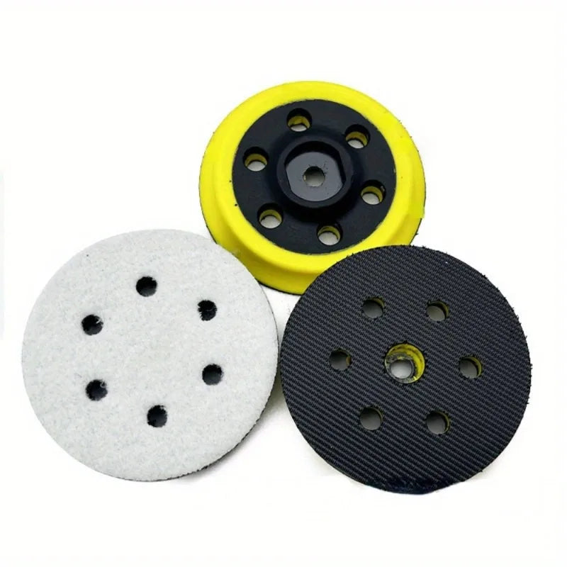 3-Inch 6-Hole PU Foam Polishing Disc – Hook & Loop Backing Pad Polishing Foam Disc Babs