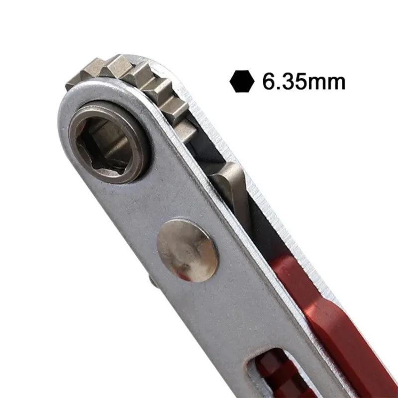 Mini Bidirectional Ratchet Elbow Screwdriver – Flat & Cross Tips Ratchet Screwdriver Babs