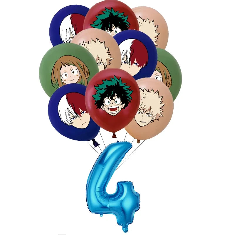 My Hero Academia Birthday Party Tableware & Decoration Kit