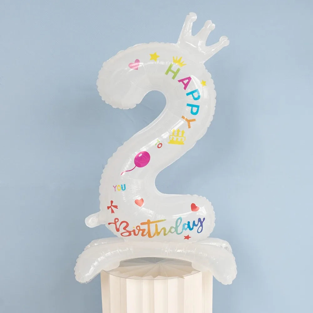32" Number Foil Balloons – Birthday, Baby Shower & Party Decor Party Foil Balloon Babs
