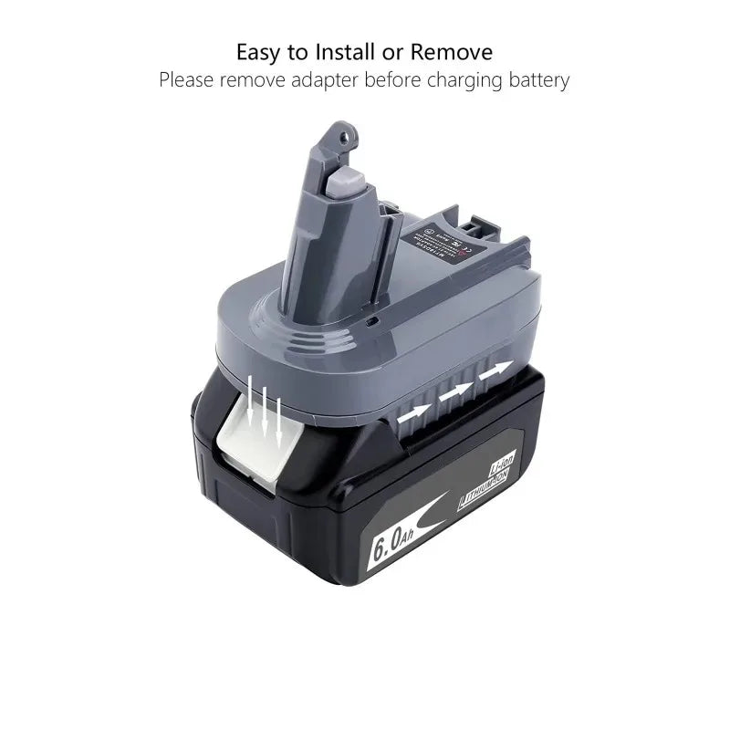 Makita 18V to Dyson V6 Battery Adapter Converter MT18DSV6 Battery Adapter Converter Babs