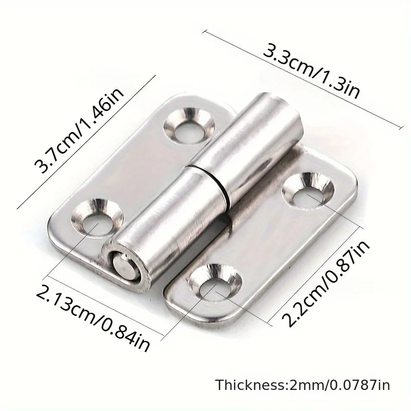 Stainless Steel Concealed Detachable Hinge – Thick & Removable Cabinet Hinge Babs