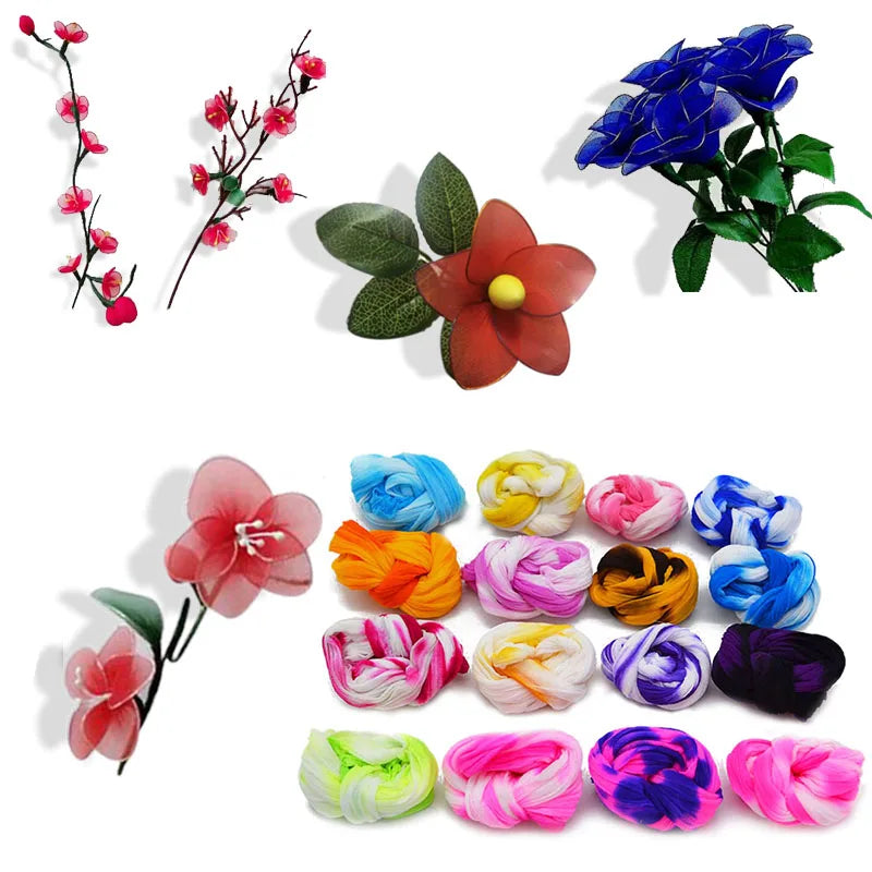 5pcs Nylon Stocking Flower Making Material – DIY Wedding Craft DIY Craft Material Babs