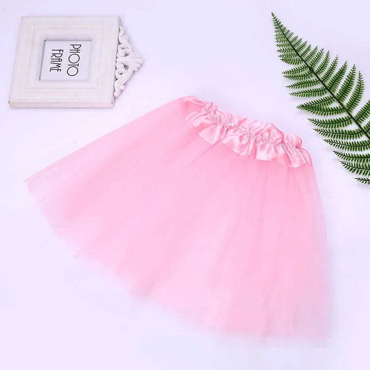 Girls Pink Tutu Skirt | Princess Party & Birthday Ball Gown