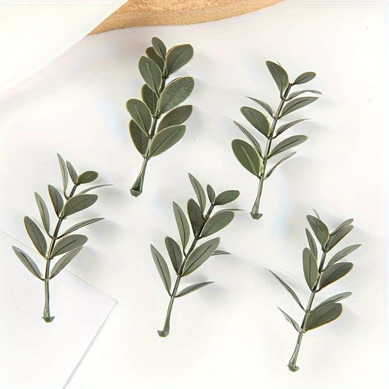 Artificial Leaf Stems – Wedding, Home & DIY Décor (10/20 Pcs) Artificial Leaf Stems Babs