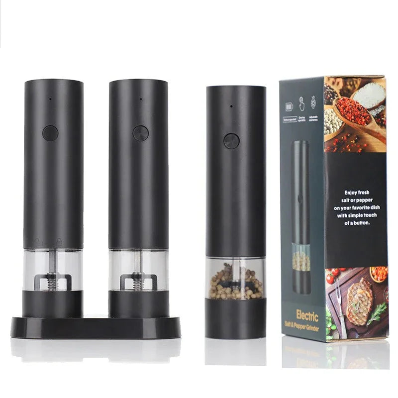 Electric Salt & Pepper Grinder – Adjustable Coarseness Mill Electric Spice Grinder Babs