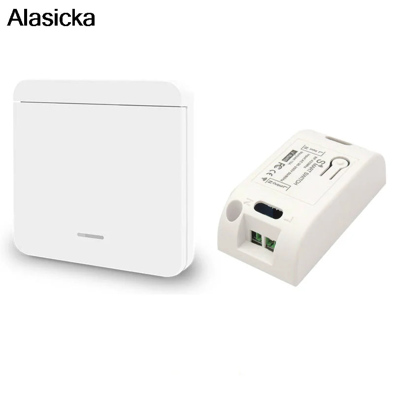 RF 433MHz Wireless Wall Switch 1/2/3 Gang – Remote Light Control Wireless Wall Switch Babs