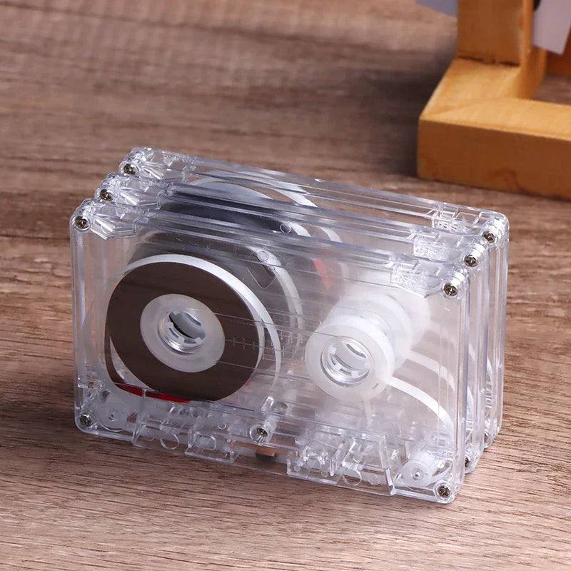 Blank Cassette Tape 45/60/90 Min with Clear Storage Case Blank Cassette Tape Babs