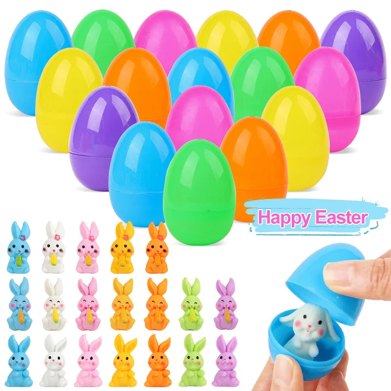 24-Piece Fillable Plastic Easter Eggs – Egg Hunt Party Set Easter Egg Set Babs