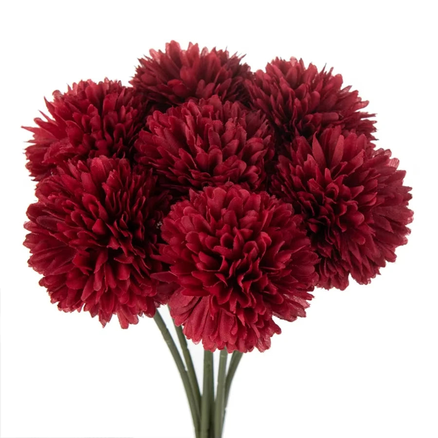 Artificial Silk Dandelion & Hydrangea Flowers 3/5pcs Bouquet Artificial Flower Bouquet Babs