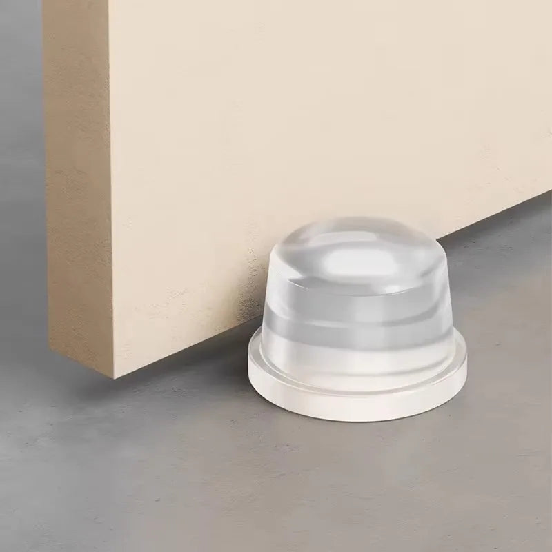 Transparent Silicone Door Stopper Wall Protector Bumper Pad Door Stopper Bumper Babs