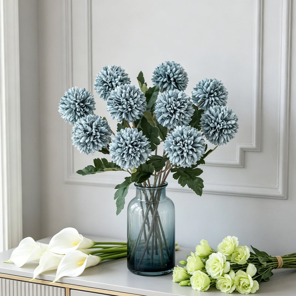 Artificial Silk Chrysanthemum Bouquet – Wedding & Home Décor Artificial Flower Bouquet Babs