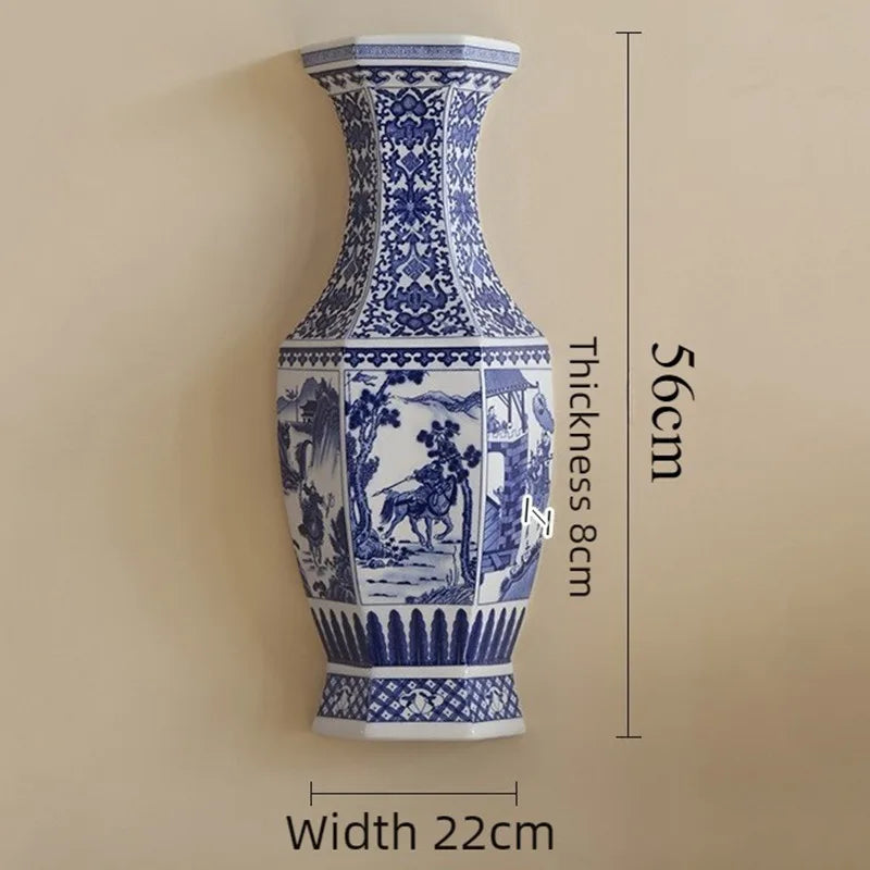 Modern Ceramic Wall Vase – Elegant Porcelain Home Décor Ceramic Wall Vase Babs Style G