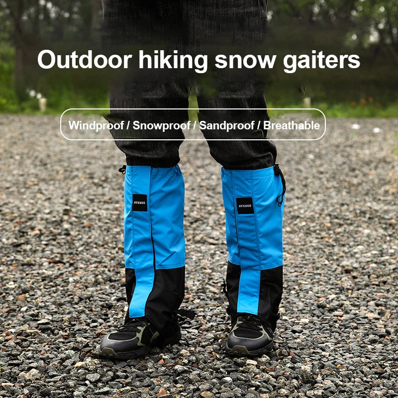 Waterproof Leg Gaiters for Hiking, Skiing & Outdoor Use Outdoor Leg Gaiters Babs