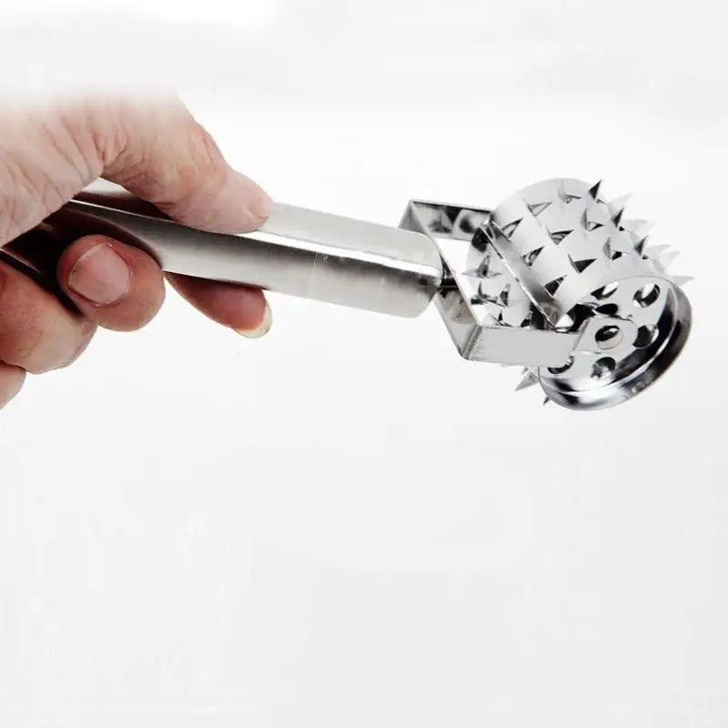 Stainless Steel Roller Meat Tenderizer | BBQ Kitchen Tool Meat Tenderizer Babs