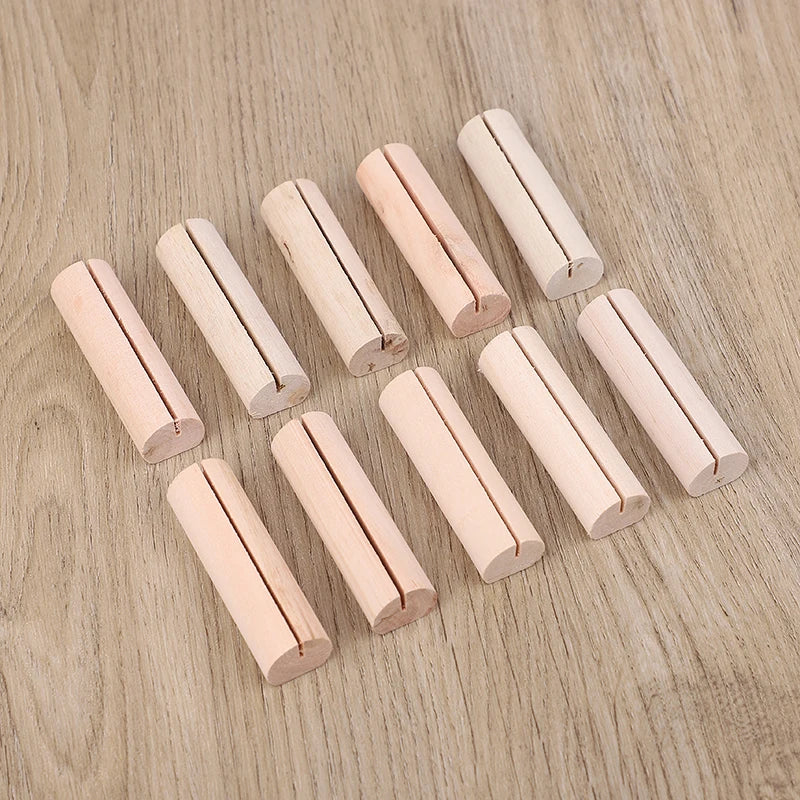 Wooden Place Card Holders – Wedding & Party Table Clip Stands Place Card Holders Babs