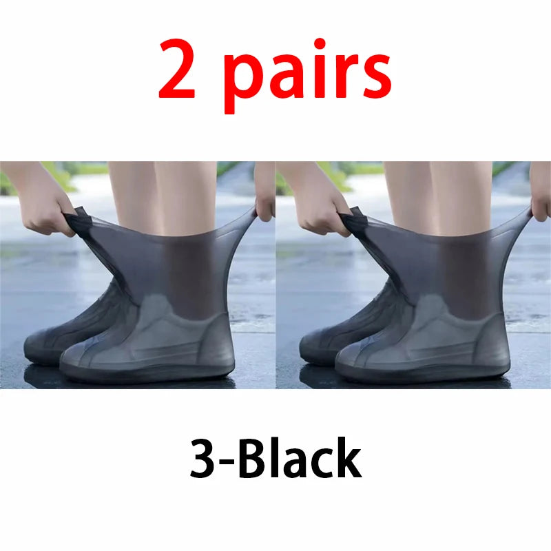 Waterproof Silicone Rain Shoe Covers – Rubber Boot Protectors