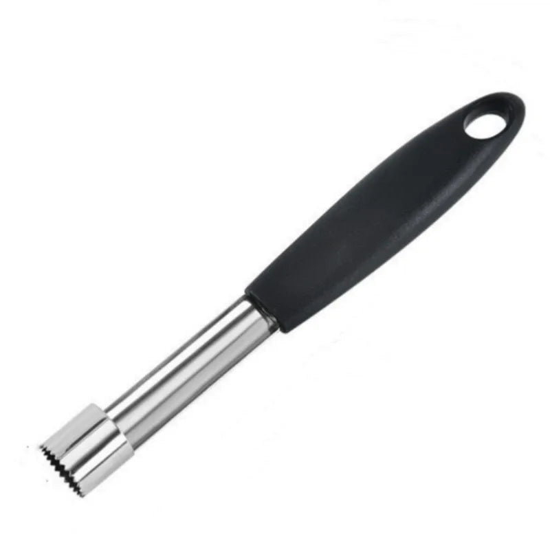 Stainless Steel Apple & Pear Corer – Handheld Fruit Pitting Tool Fruit Corer Tool Babs black