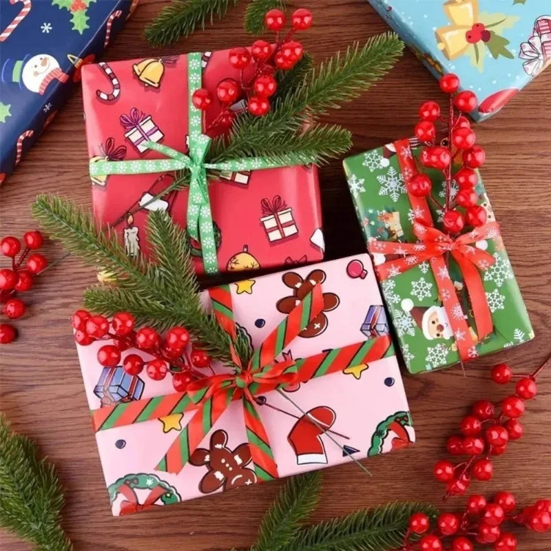 50/100Pcs Artificial Berry Christmas Ornaments – DIY Wreath Décor Christmas Ornaments Babs