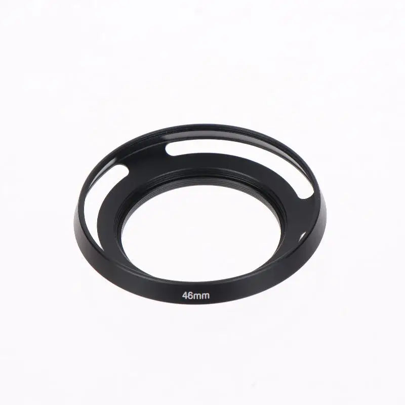 Metal Ultra-Thin Hollow Wide-Angle Lens Hood 37–67mm Universal Camera Lens Hood Babs 46mm