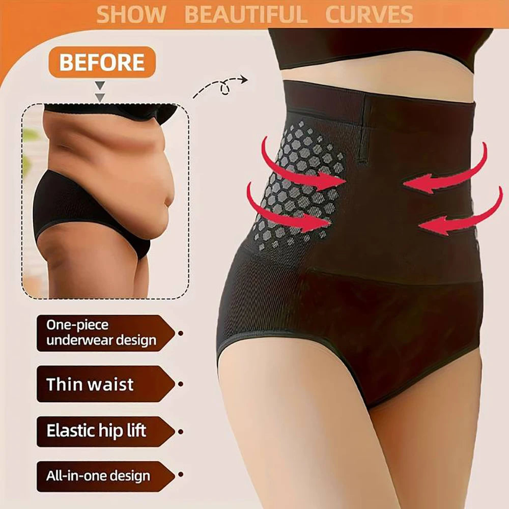 High Waist Sculpting Shorts – Seamless Belly Control & Butt Lift Sculpting Shapewear Shorts Babs