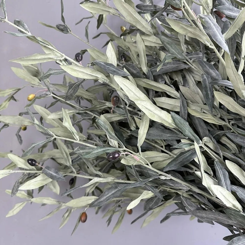 Artificial Olive Branch with Fruit – Lifelike Faux Plant Decor Artificial Plant Decor Babs