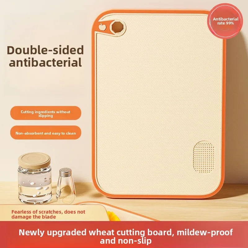 Eco Wheat Straw Double-Sided Non-Slip Cutting Board Cutting Board Babs