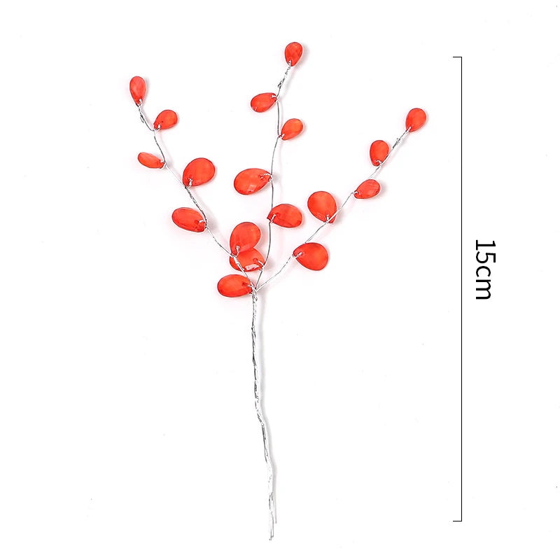 10Pcs Acrylic Crystal Teardrop Bead Bouquet – DIY Wedding Décor Artificial Flower Bouquet Babs