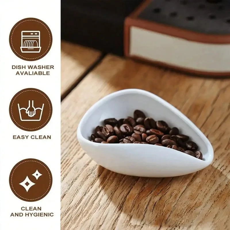 White Porcelain Ceramic Saucer for Tea, Coffee & Kitchen Use Ceramic Kitchen Saucer Babs