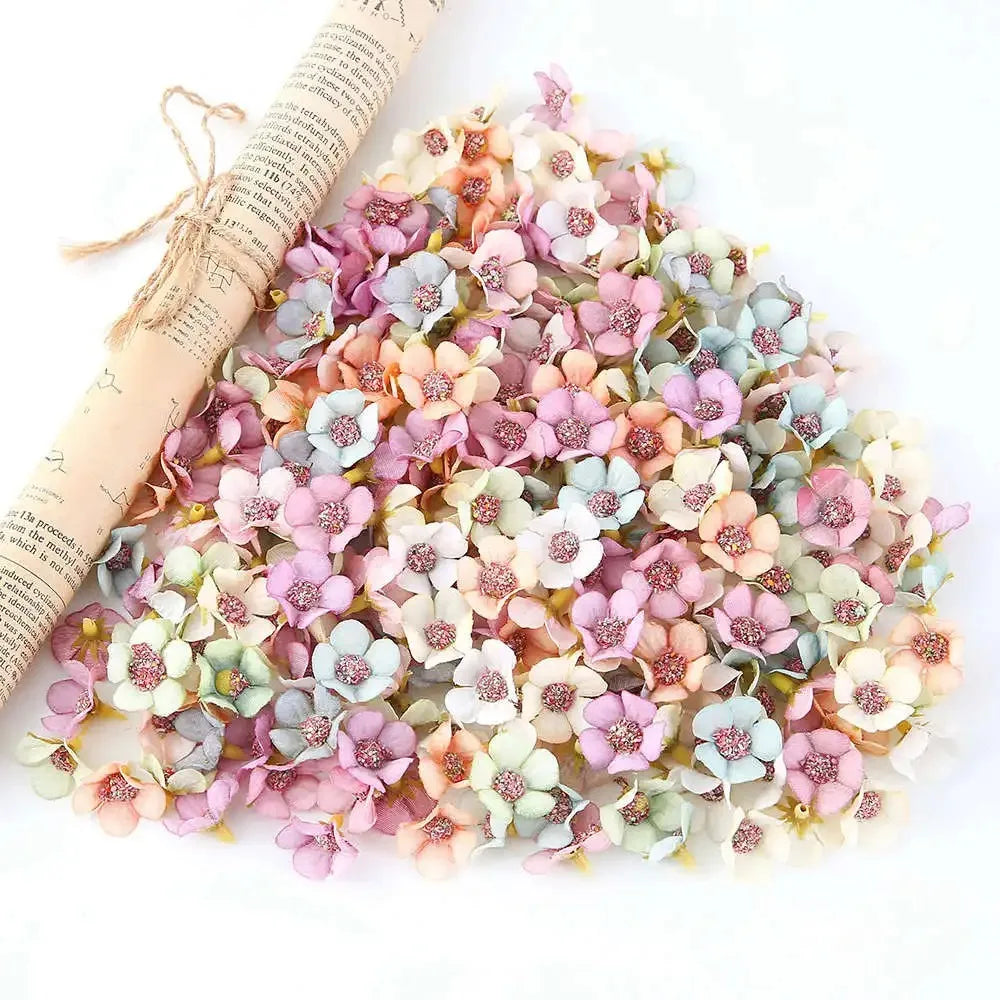 50/100Pcs Silk Artificial Daisy Flower Heads – Wedding & Home Decor Artificial Flower Heads Babs