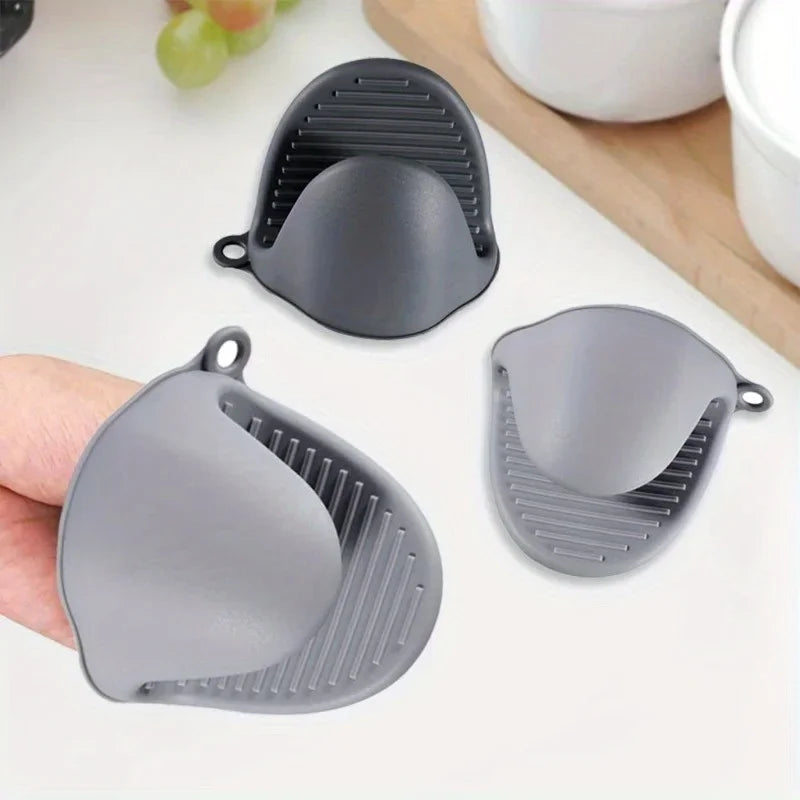 2PCS Silicone Oven Mitts – Heat Resistant Pot Holders & Hot Pads Oven Mitts & Pot Holders Babs