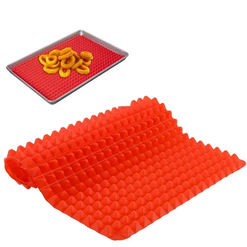 Silicone Pyramid Baking Mat – BBQ, Pizza & Oven Tray Liner Silicone Baking Mat Babs