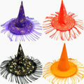 10pcs Halloween Witch Hat Set – Costume & Party Accessory Halloween Costume Hat Babs mix colors