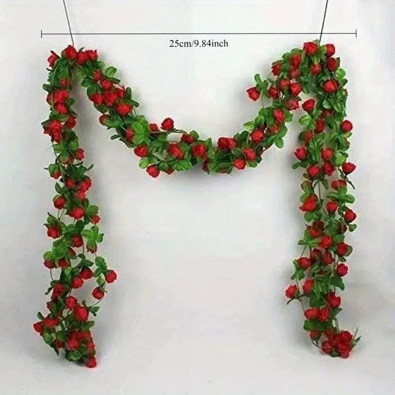 2.5m Artificial Rose Vine | 45 Roses Wedding & Event Décor Artificial Flower Vine Babs